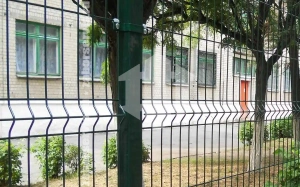 3D заборы для школы 90 метров высота 2,0м
